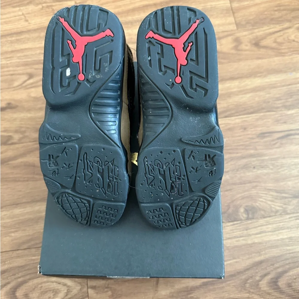 Kids Air Jordan Retro 9 - Olives 🫒 - Picture 6 of 16